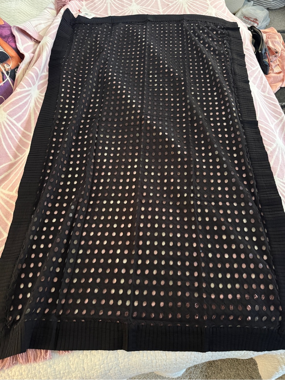 Solid & Striped The Pareo Black Eyelet Swim Wrap